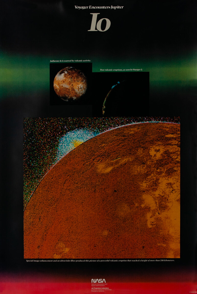 Nasa Voyager Encounters Jupiter - Io