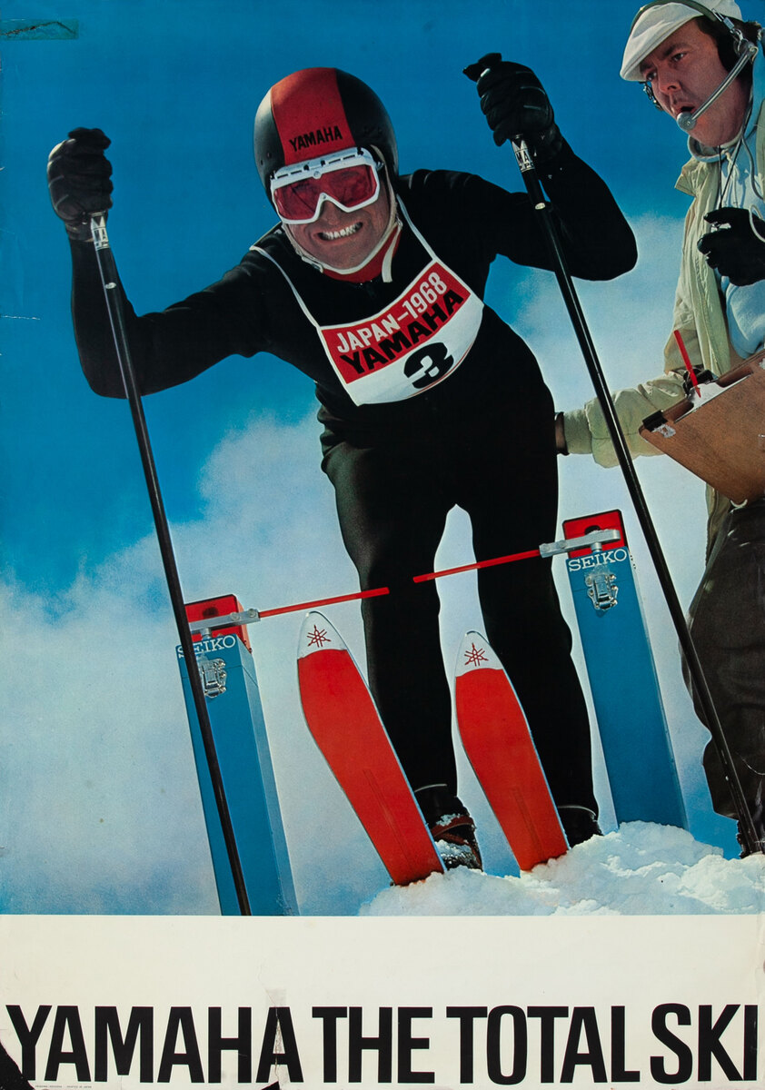 Yamaha the Total Ski Poster