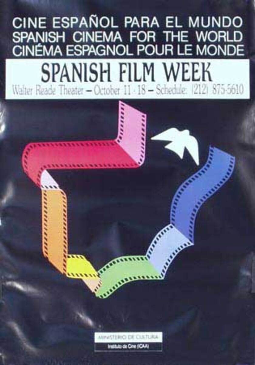 Spanish Film Week Original Vntage Film Festival Poster