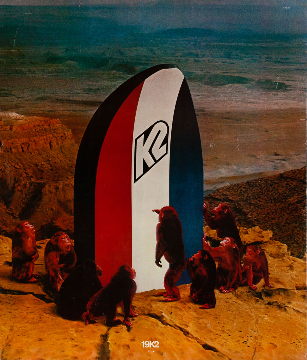 K2 Ski Surrounded by Apes Poster