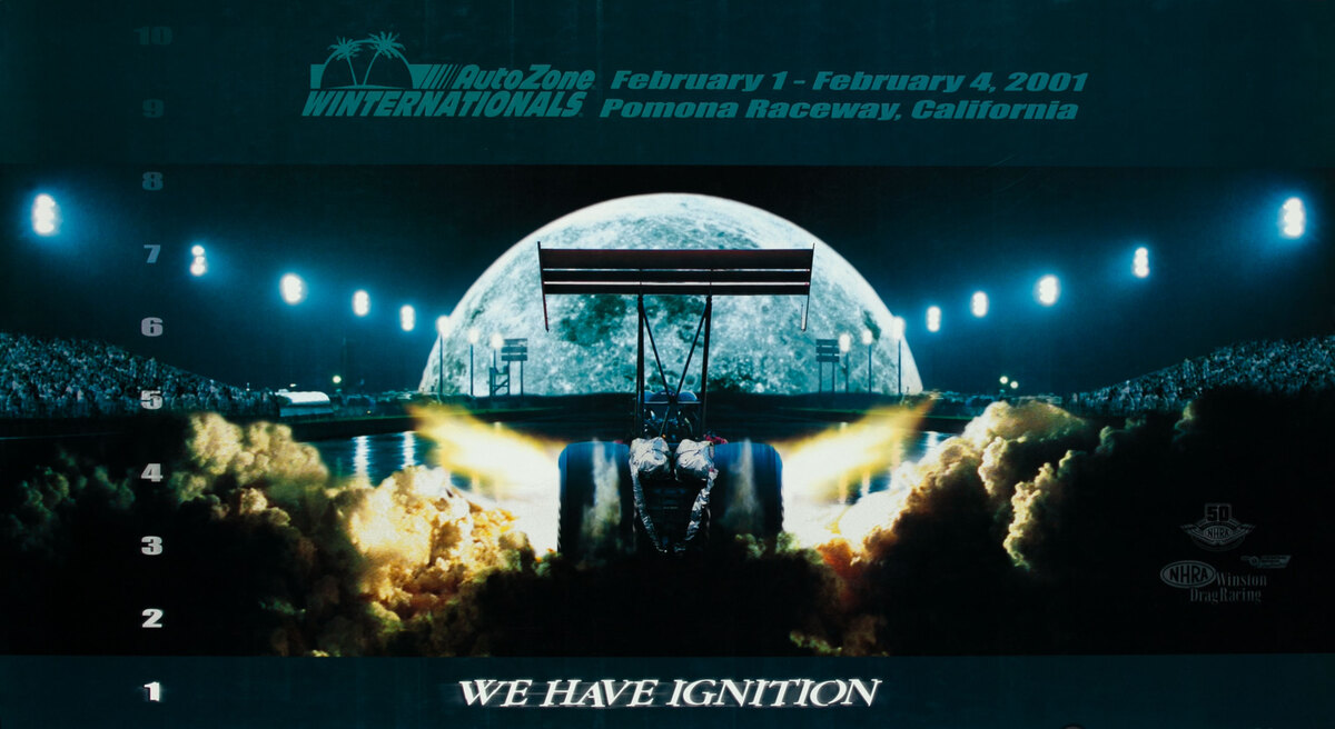 We Have Ignition Auto Zone Winter Nationals Winston Drag Racing Poster