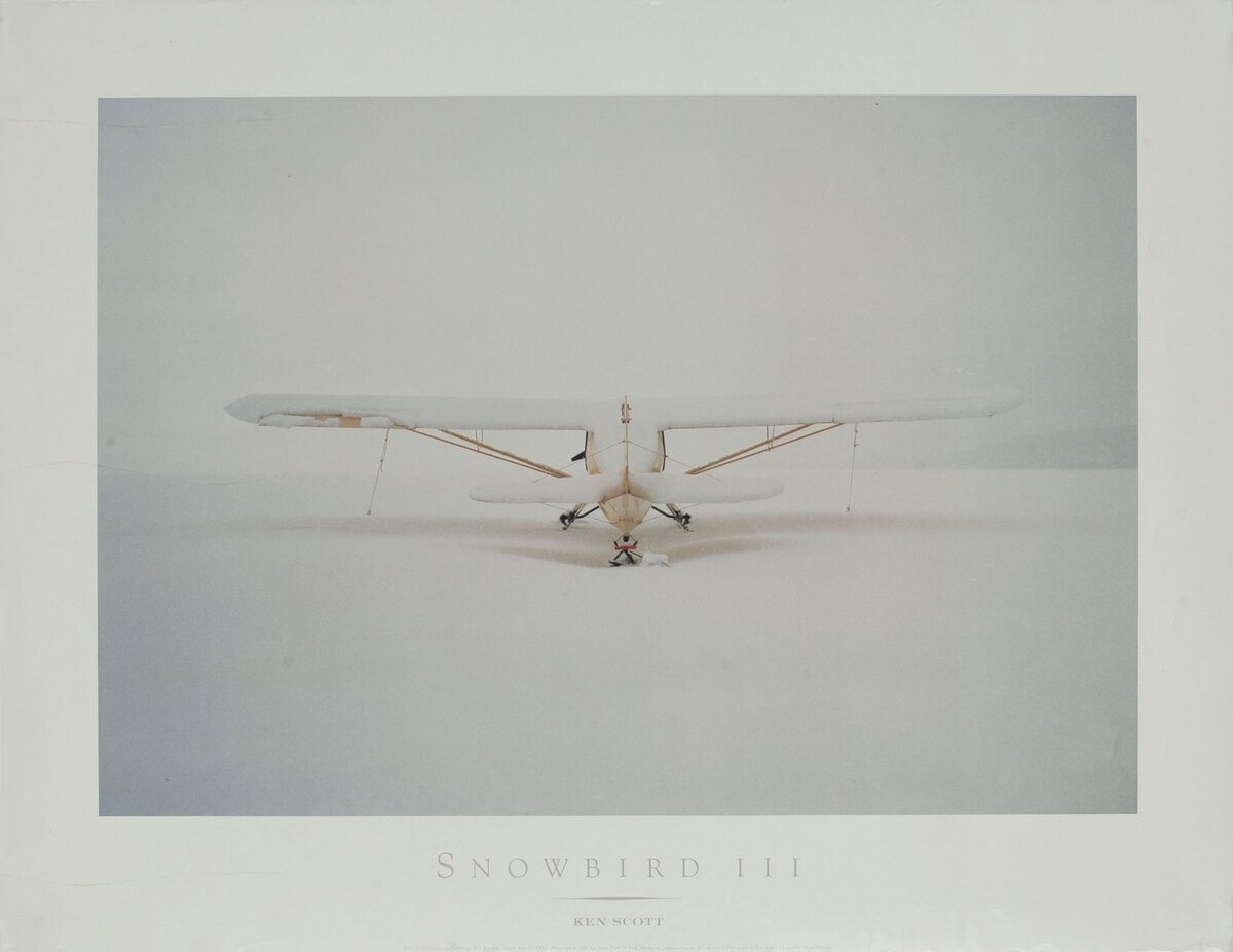 Snowbird III 1956 Aeronca Chief Vintage Poster