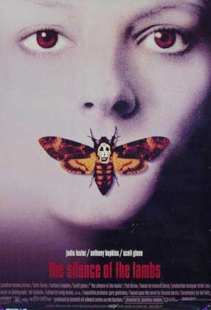 Silence of the Lambs Original American 1 Sheet Movie Poster
