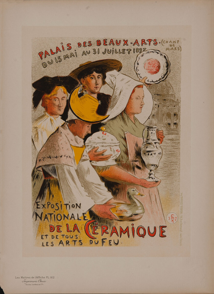Les Maitres de L'Affiche Plate 162- Exposition Nationale de la Ceramique