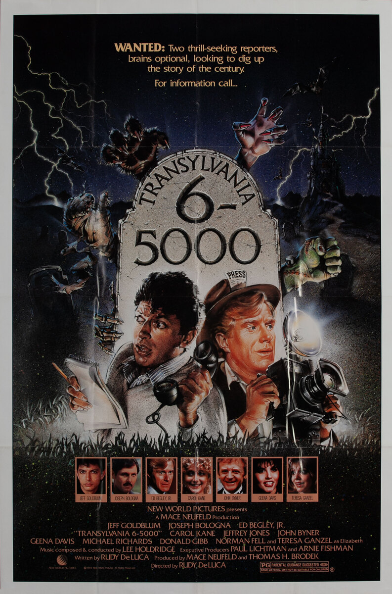 Transylvania 6-5000 1sh Movie Poster
