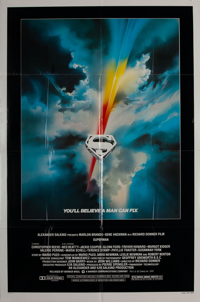 Superman 1sh Movie Poster