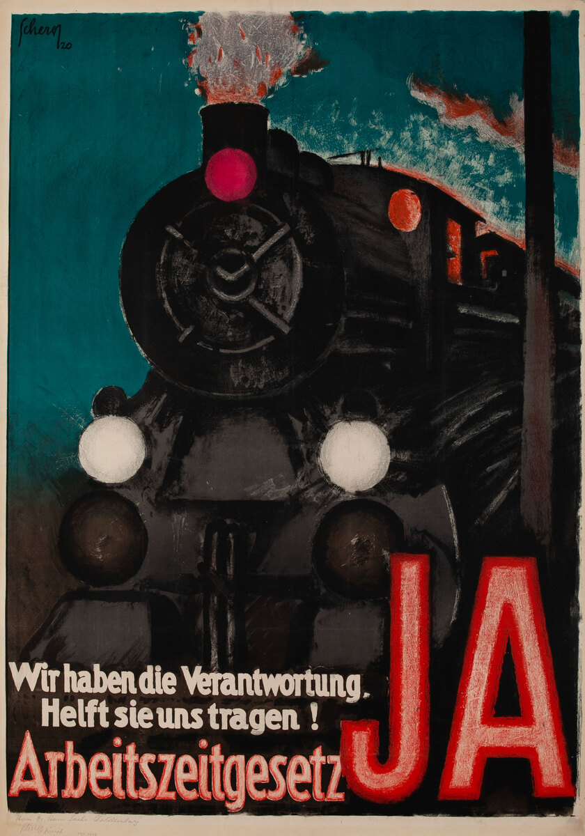 Wir haben die Verantwortung. Helft sie uns tragen! Arbeitszeitgesetz - JA Original Poster