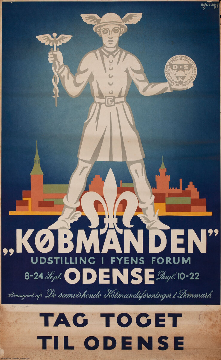 Trade Show Odense, Denmark  Original Exhibition  Poster