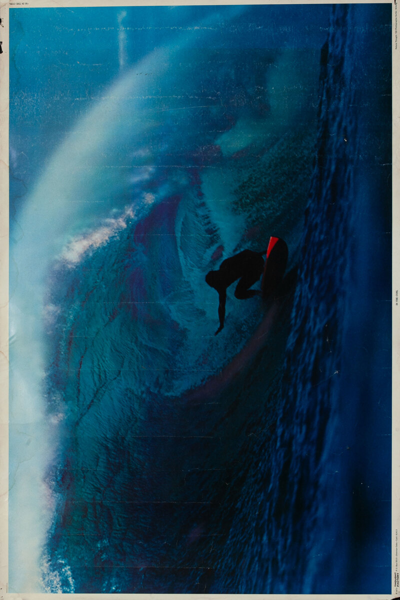 In the Curl Original Thought Factory Surfing Poster