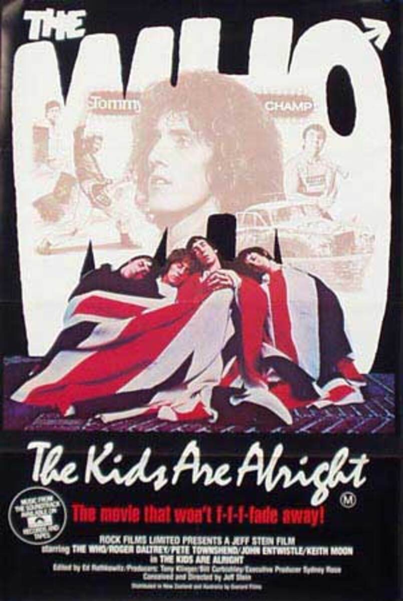 The Who Kids Are Alright Original Vintage Movie Poster