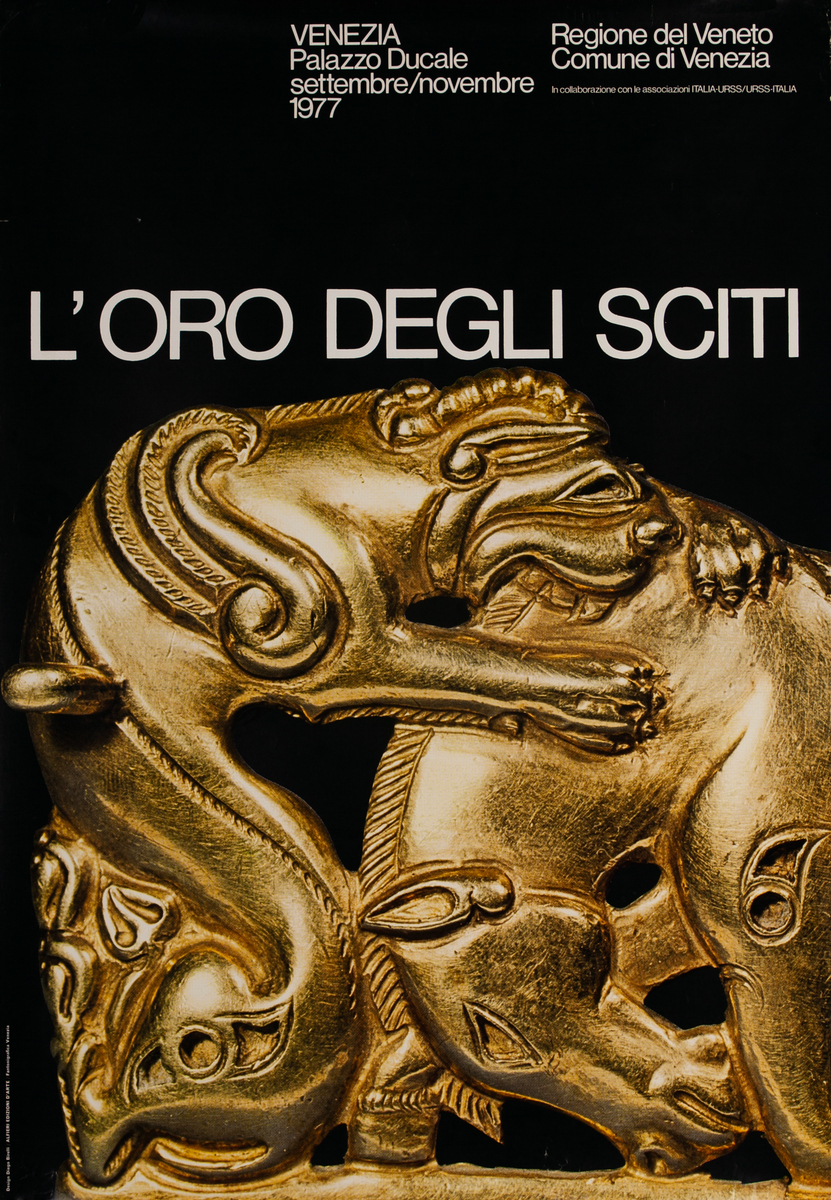 Scythian Gold Exhibit at the Doge's Palace Original Poster