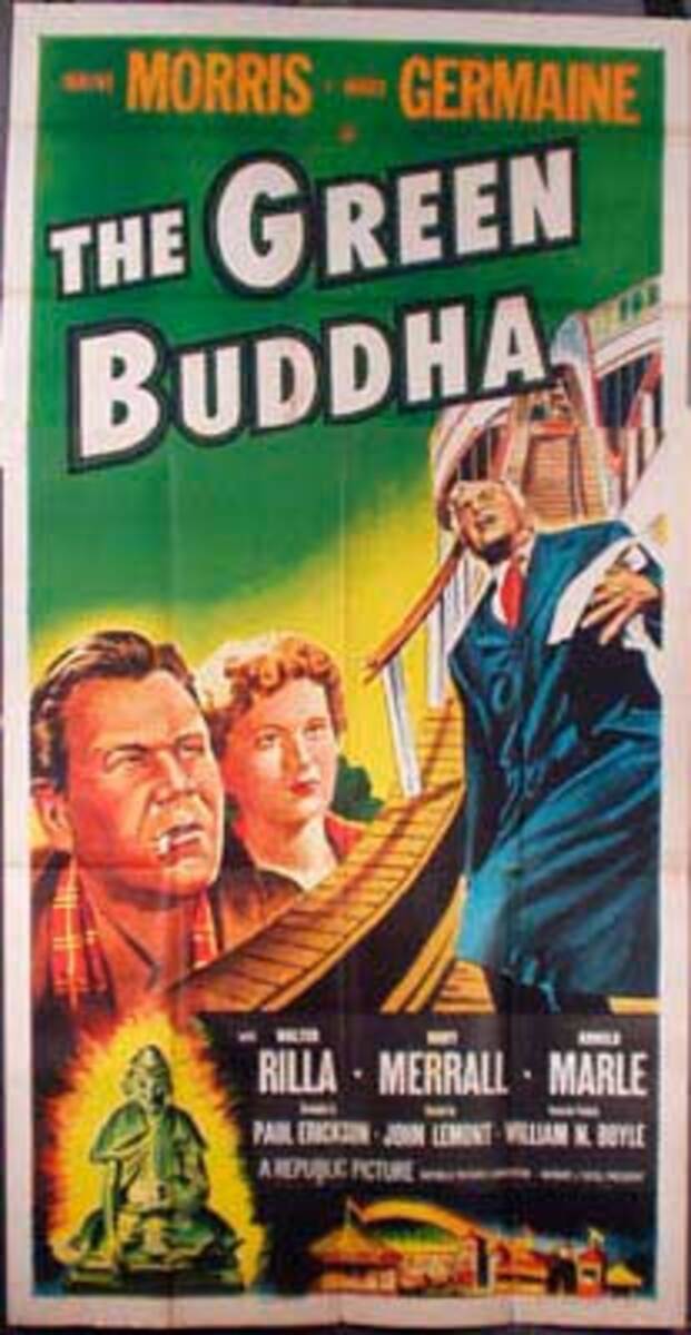 The Green Buddha  B Vintage Original Movie Poster 3 Sheet