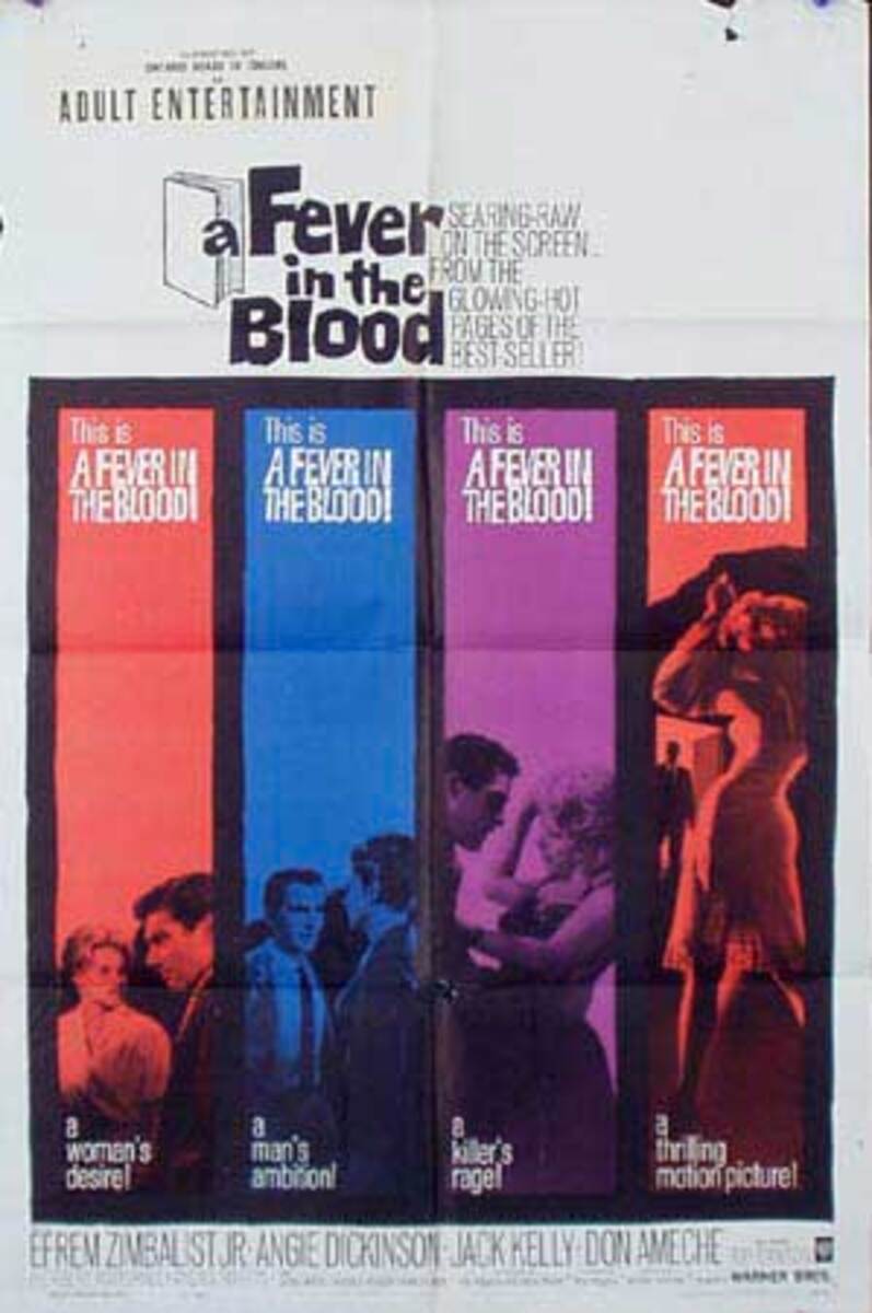 Fever in the Blood Original Vintage Movie Poster