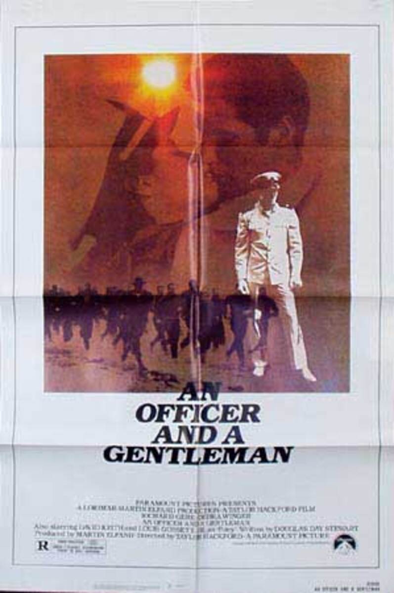 An Officer and a Gentleman Original Vintage Movie Poster