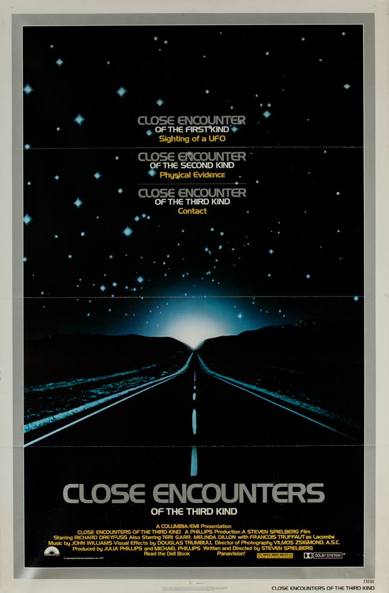 Close Encounters of the Third Kind Original Movie Poster