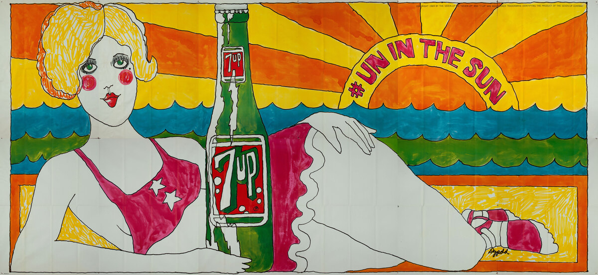 # Un in the Sun Original 7 Up Billboard