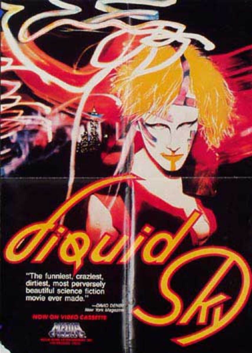 Liquid Sky Original Vintage Movie Poster video release