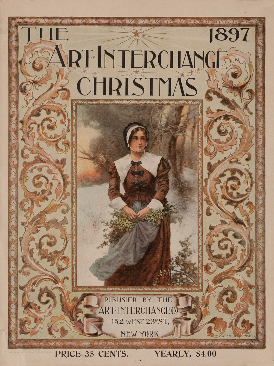 The Art Interchange Christmas Original American Literary Poster