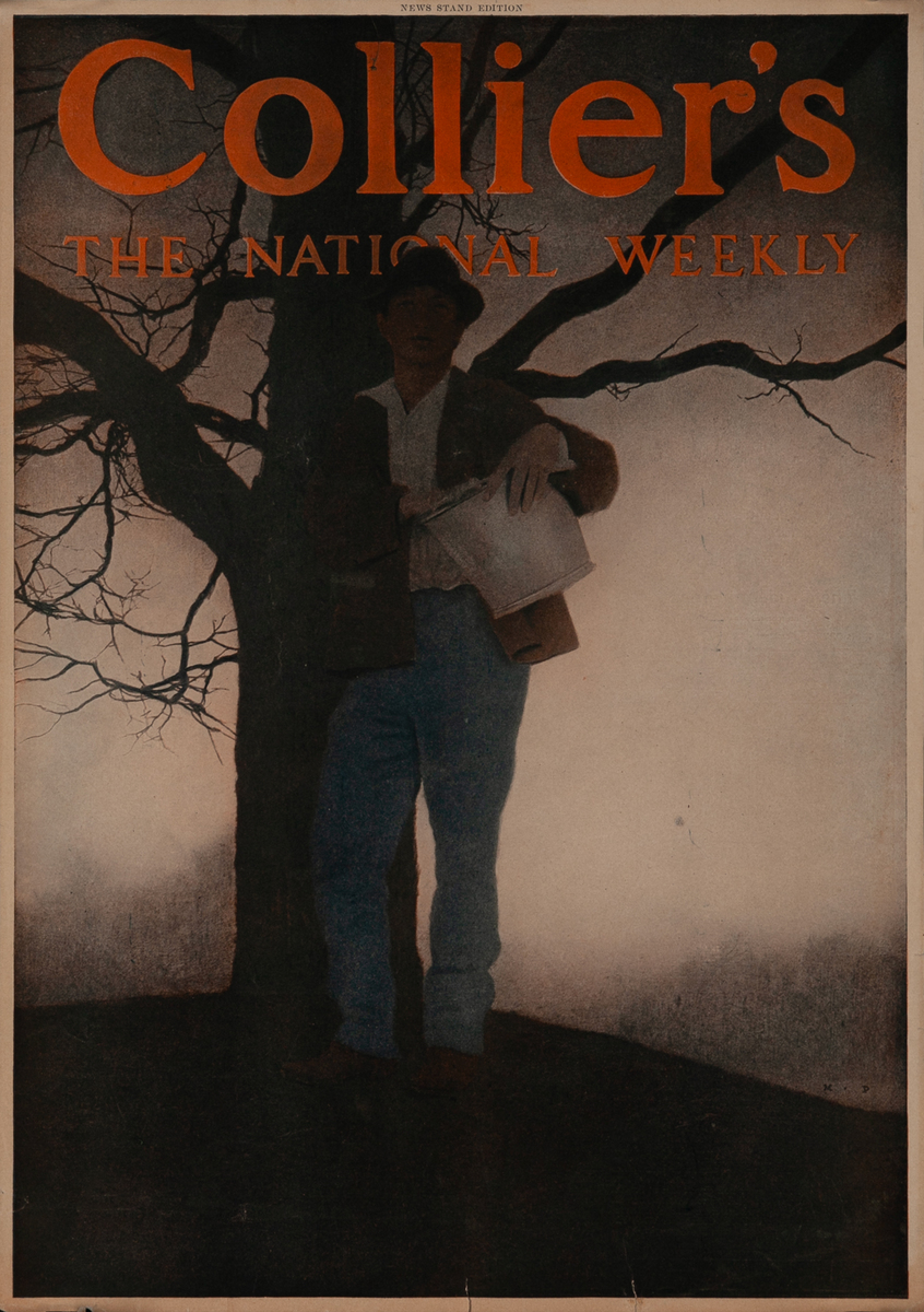 Collier's The National Weekly, Possibly Johnny Appleseed, Original American Magazine Cover