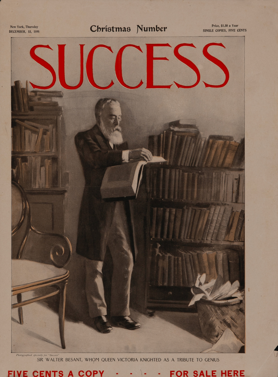 Success Christmas Number Original American Literary Magazine Cover