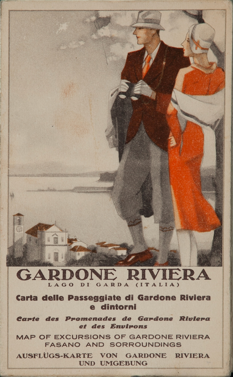 Gardone Riviera Lago Di Garda Original Italian Travel Brochure