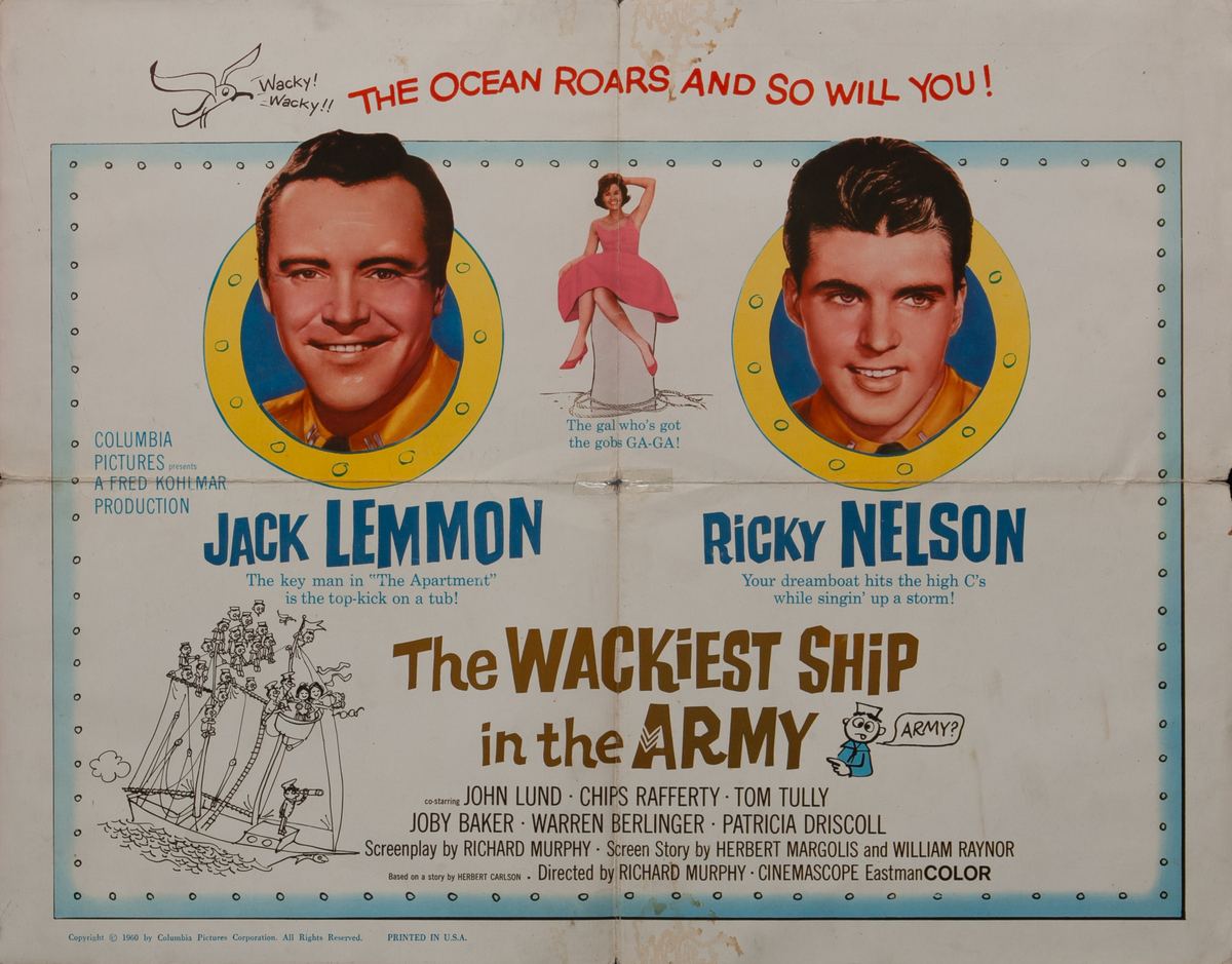 The Wackiest Ship in the Army Original Movie Poster