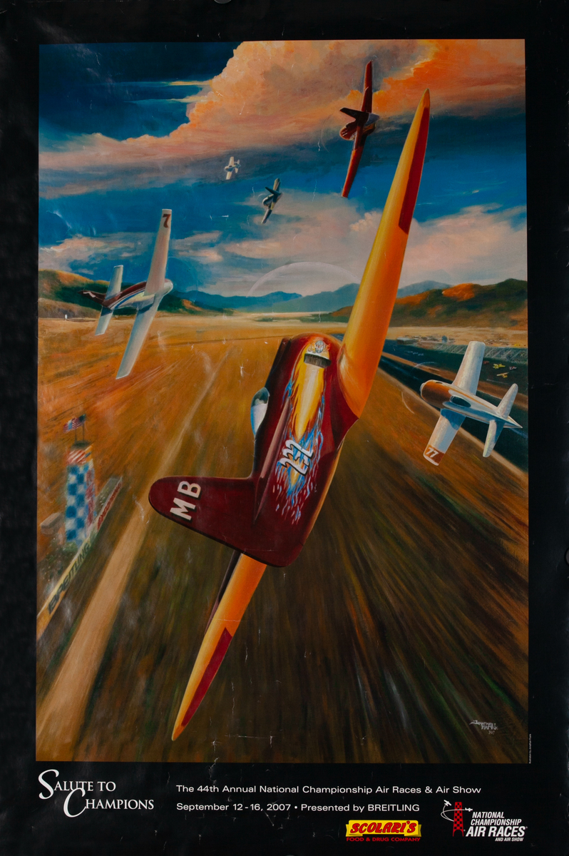 Reno National Championship Air Races and Air Show Poster 2007