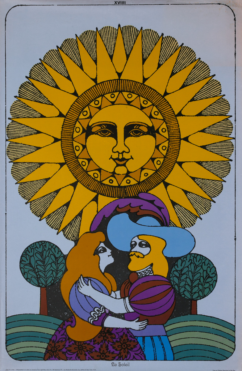 Le Soleil XVIIII Original Psychedelic Era Poster