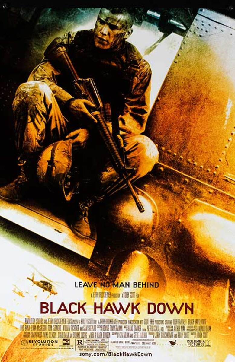 Black Hawk Down Original Movie Poster