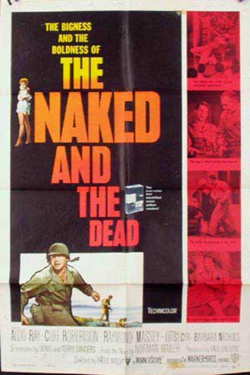 The Naked and the Dead Original Movie Poster