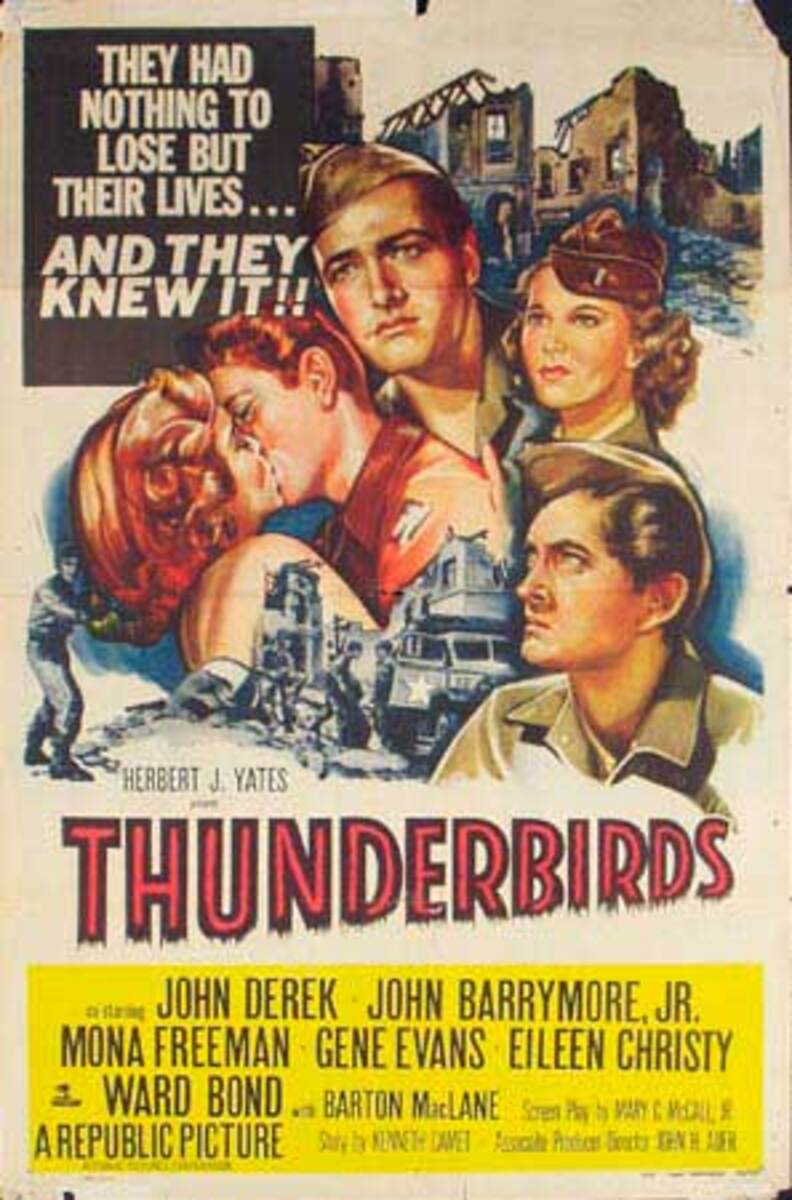 Thunderbirds Original Vintage Movie Poster