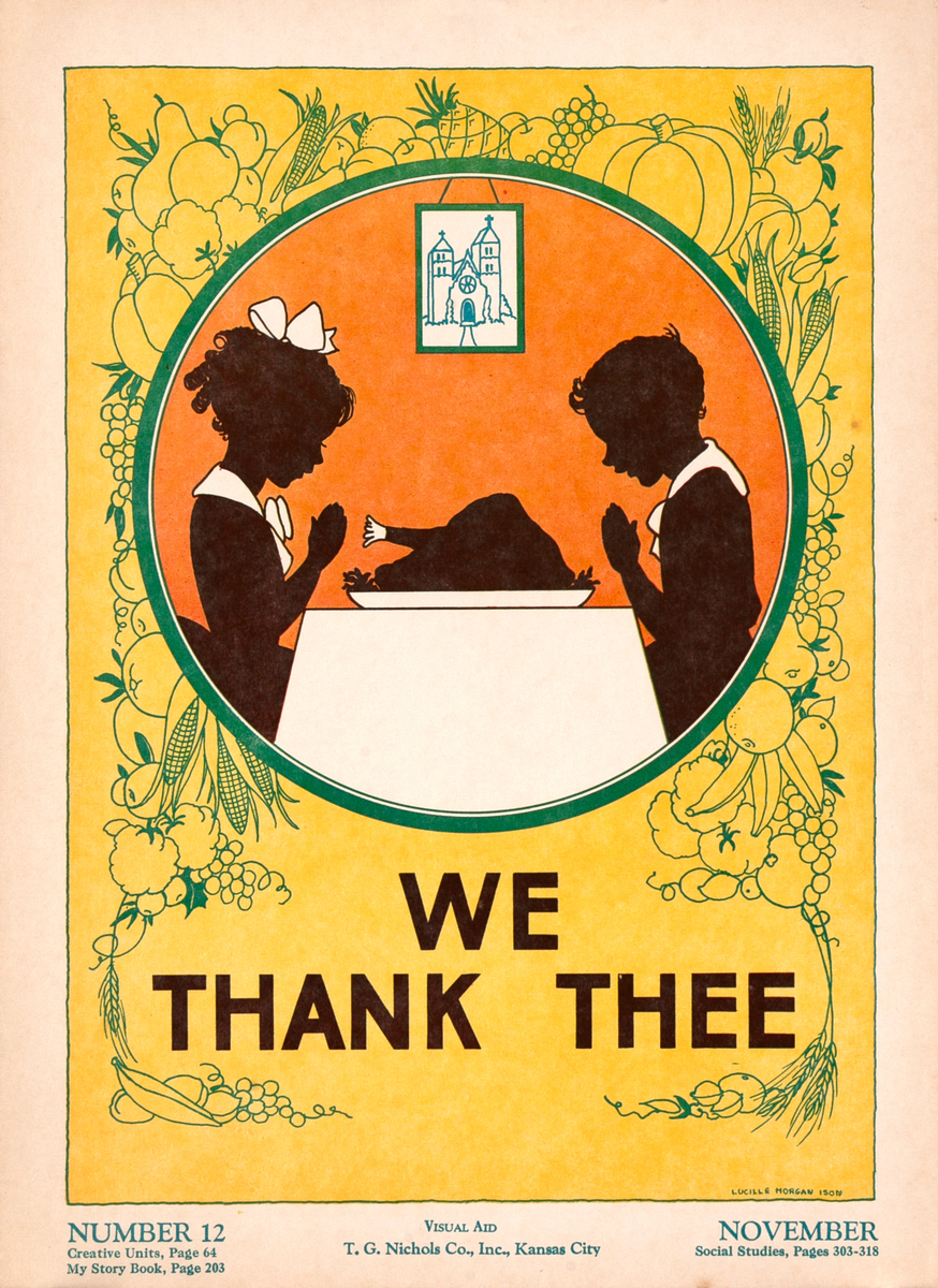 We Thank Thee - Character Culture Citizenship Guides Poster #12