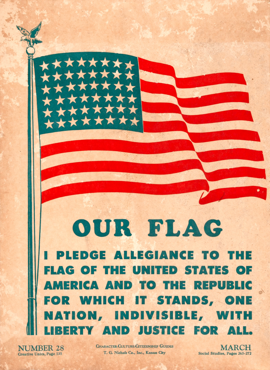 Our Flag - Character Culture Citizenship Guides Poster #28 Pledge of Allegiance