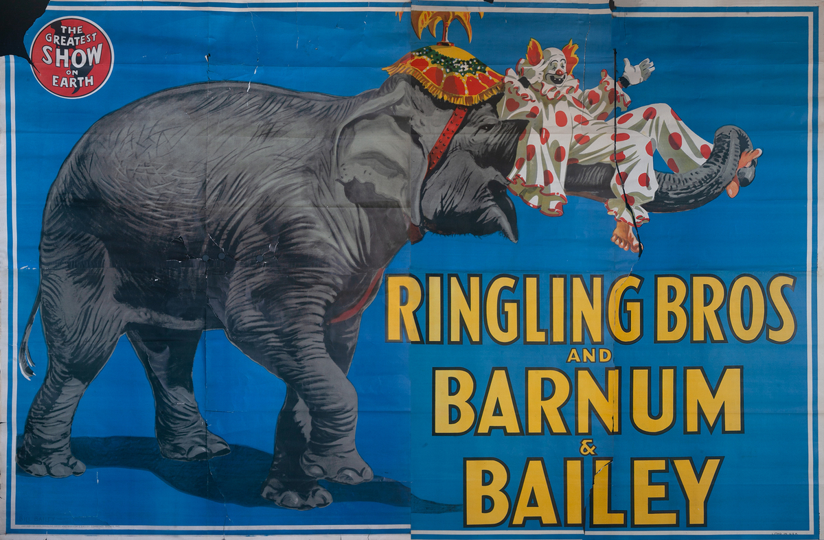 Ringling Brothers And Barnum & Bailey Circus Elephant Billboard