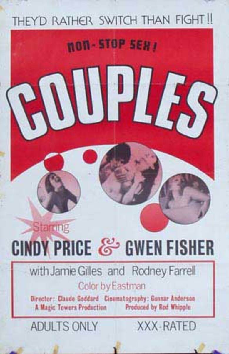 Couples, They'd Rather Switch Than Fight, Original X Rated Movie Poster