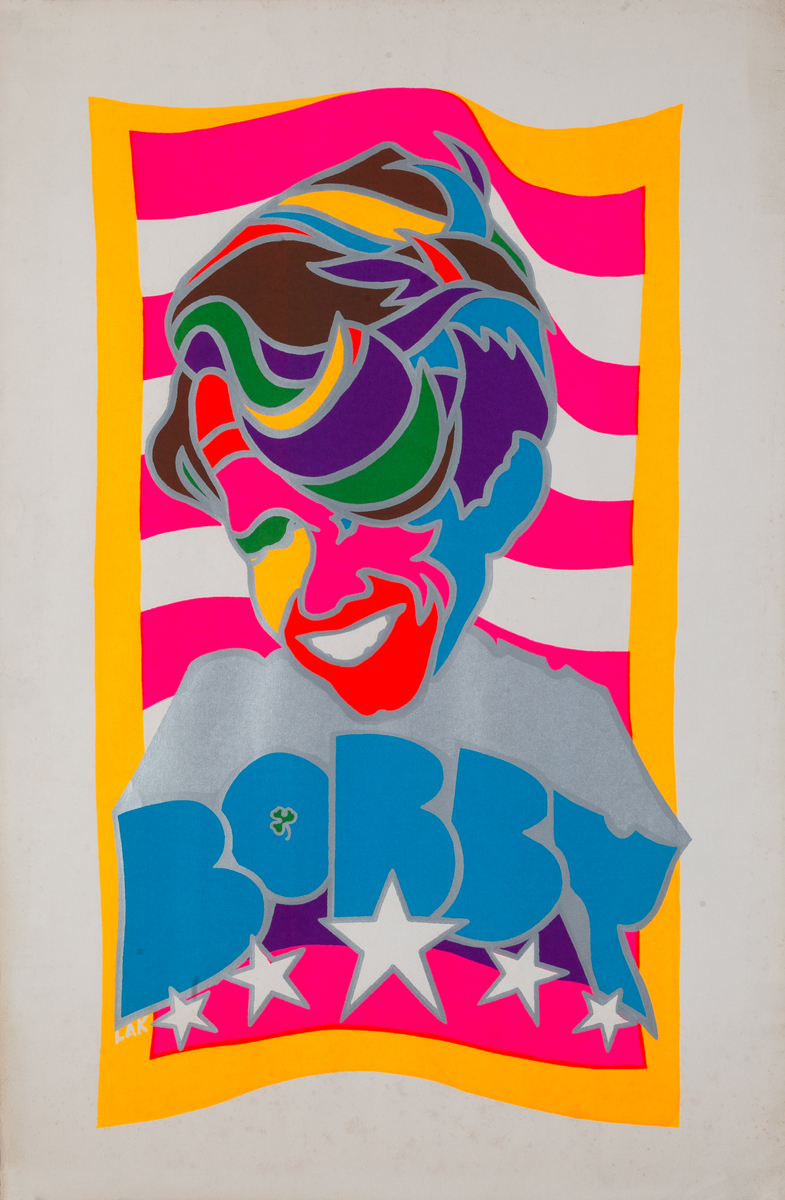 Bobby Original Robert Kennedy Jr. Psychedelic Poster
