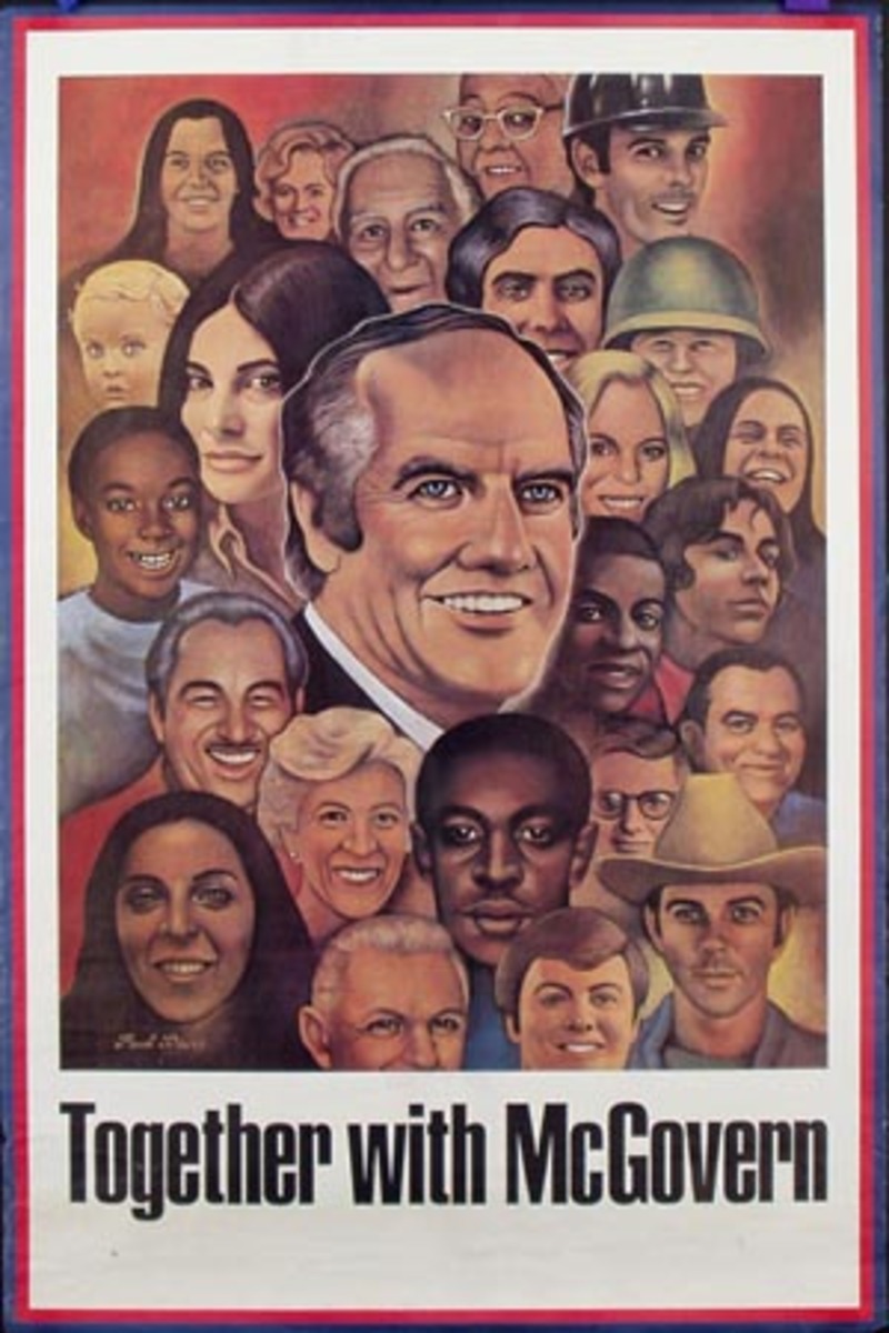 George McGovern Original Vintage Political Poster