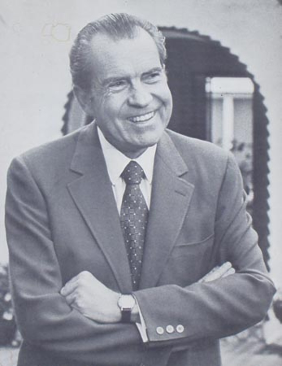 Nixon Portrait Original Vintage Political Poster