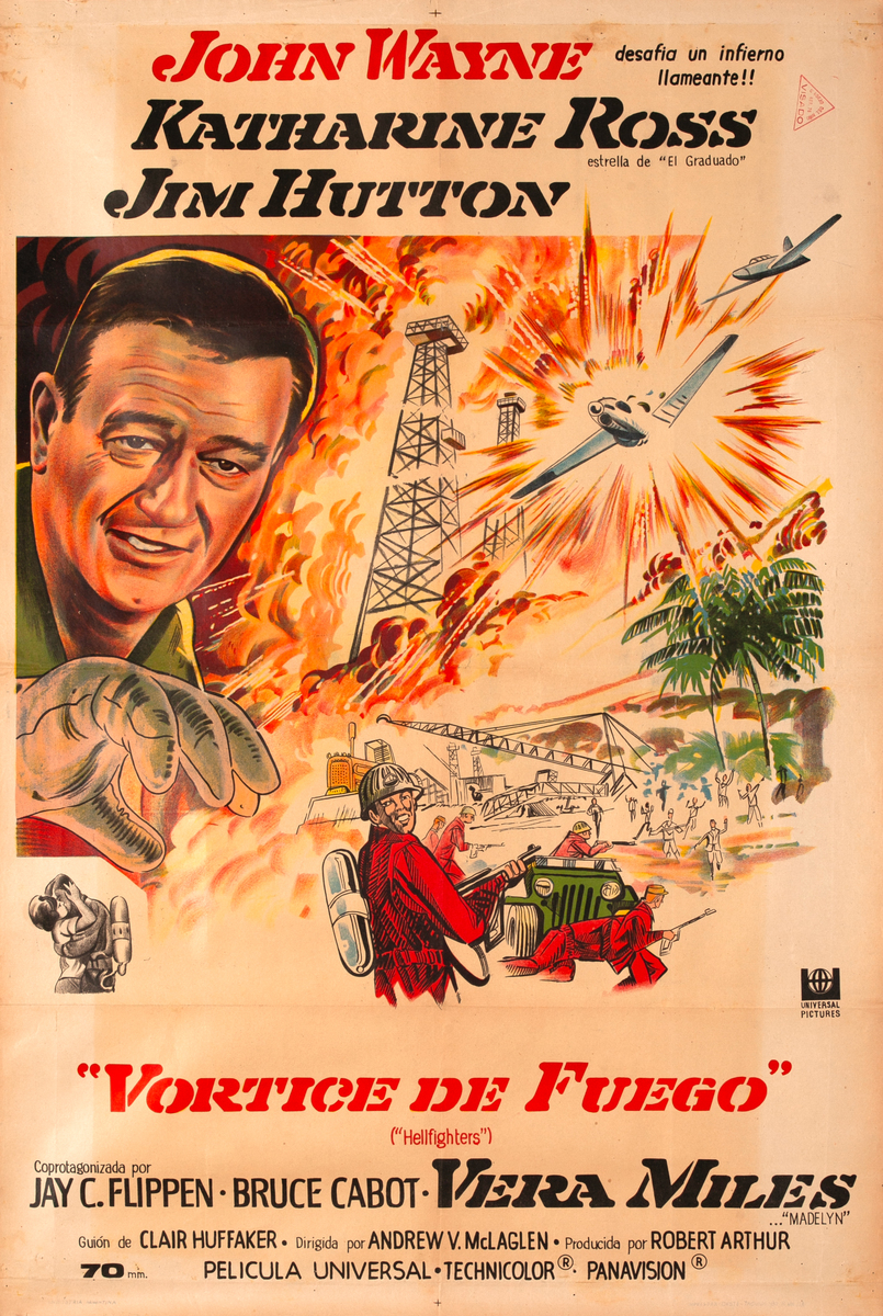 Hellfighters Argentinian 1 Sheet Movie Poster