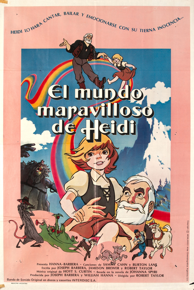 Heidi’s Song Argentinian Movie Poster