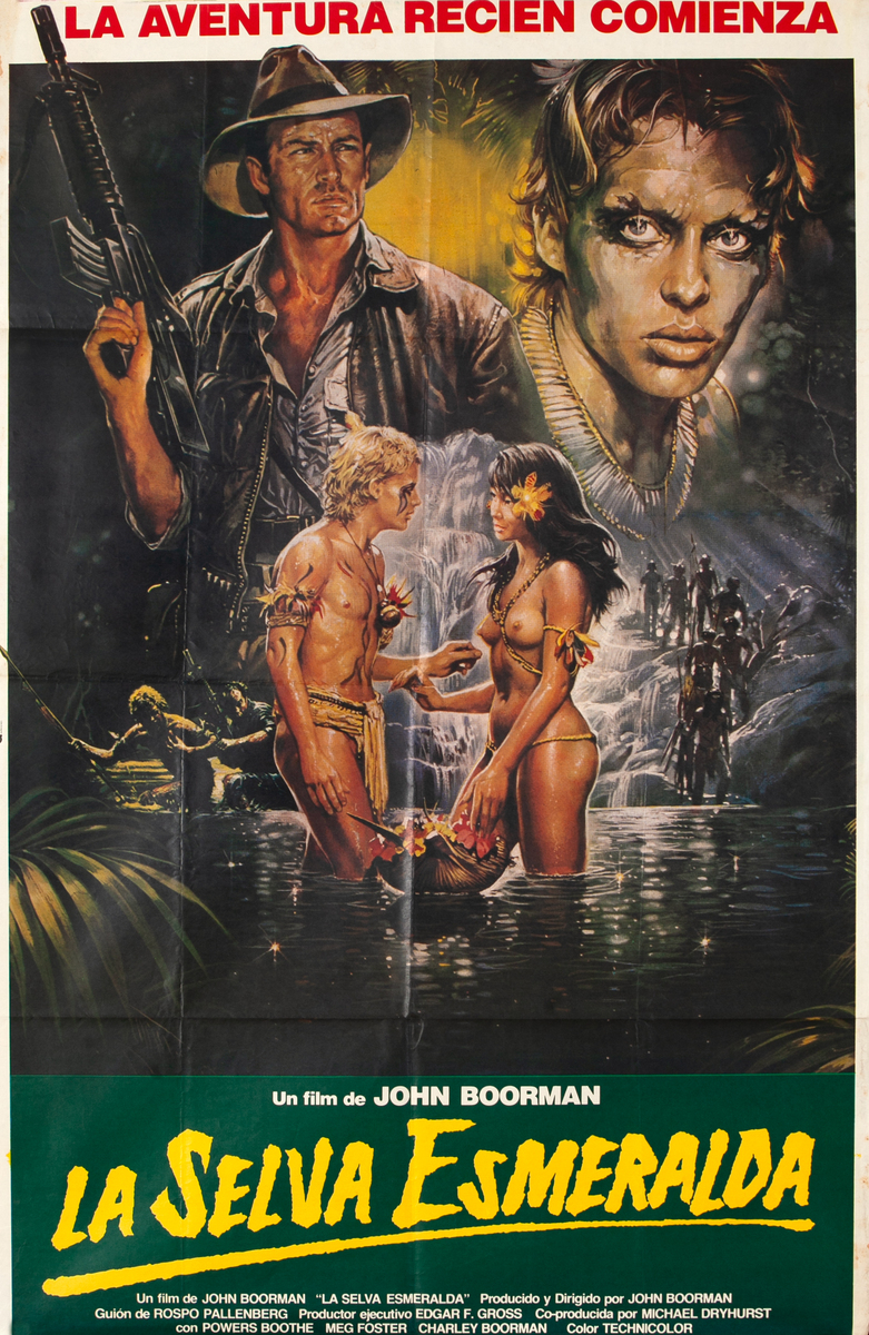 The Emerald Forest Spanish Movie Poster