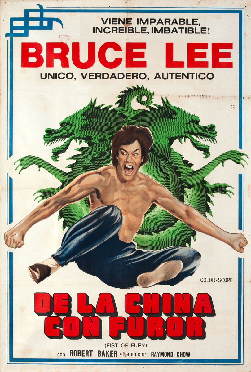 Fist of Fury Spanish 1 Sheet Movie Poster