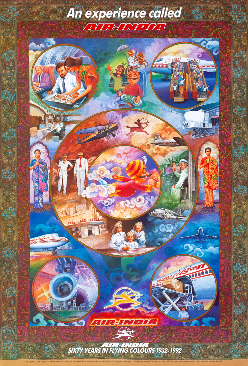 An experience called Air India Travel Poster  