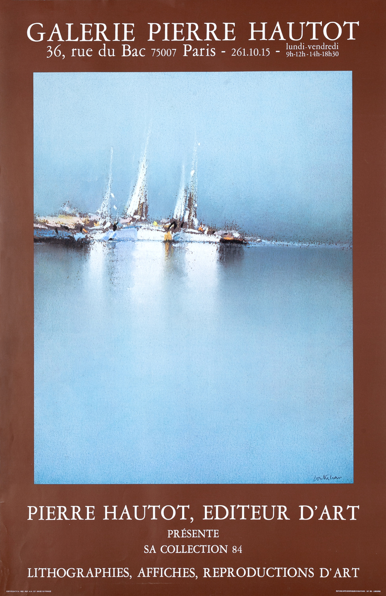 Galerie Pierre Hautot Original Exhibition Poster
