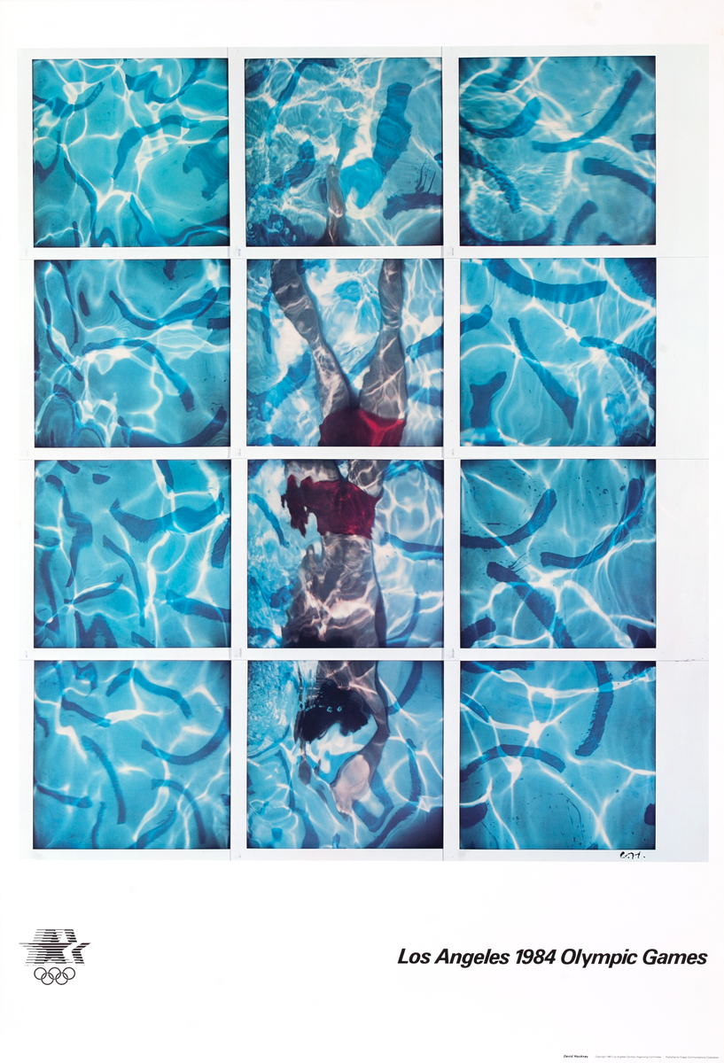 Los Angeles 1984 Olympic Games Original Poster - Hockney