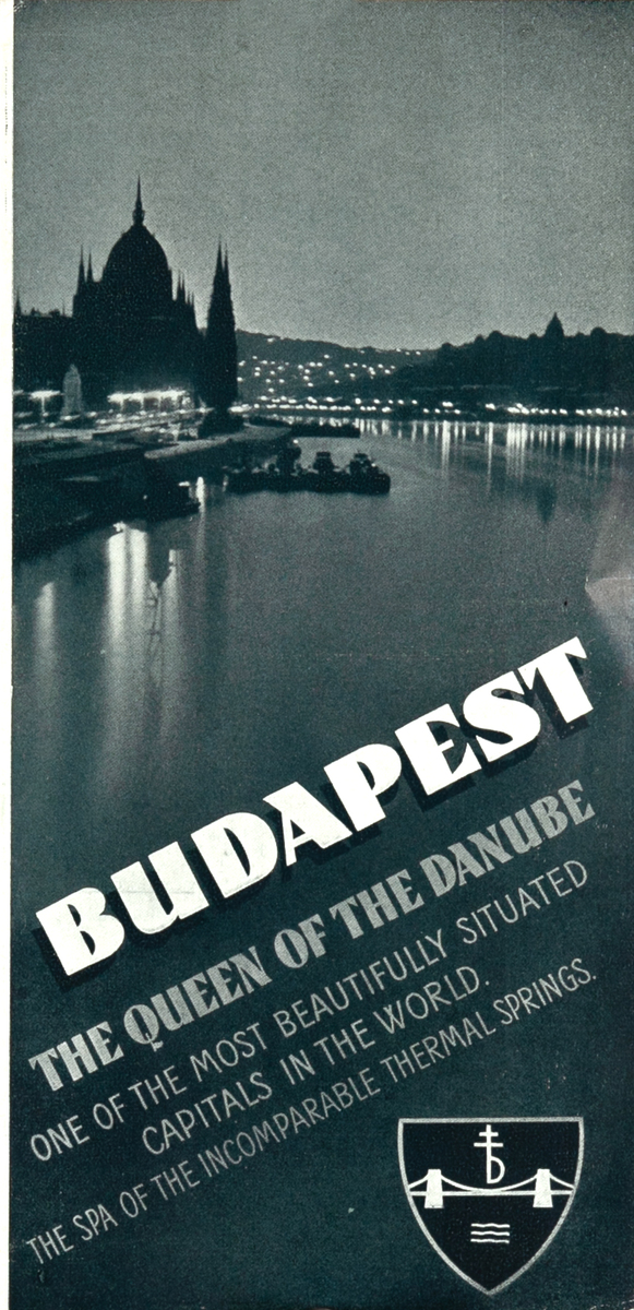 Budapest the Queen of the Danube Original Hungary Travel Brochure
