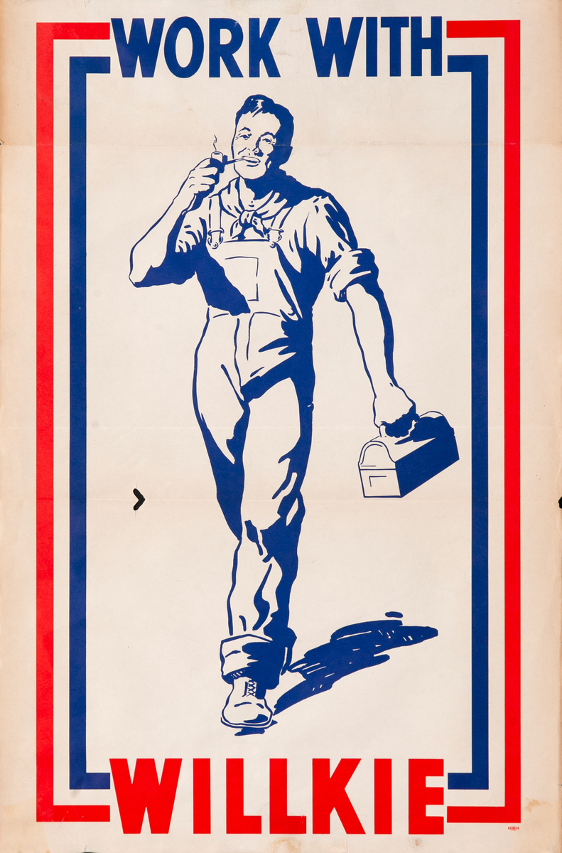 Work With Willkie Original Campaign Poster