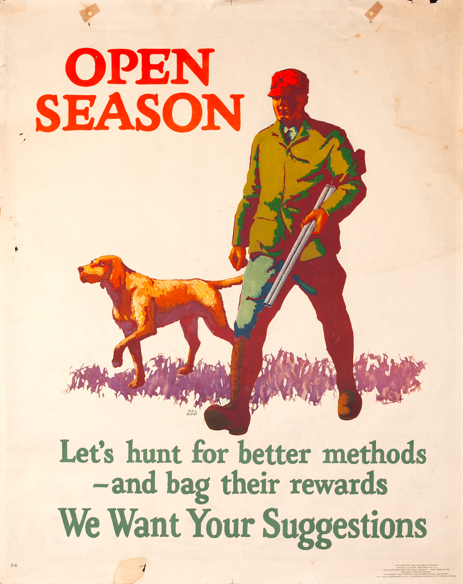 Open Season Original Work Incentive Poster