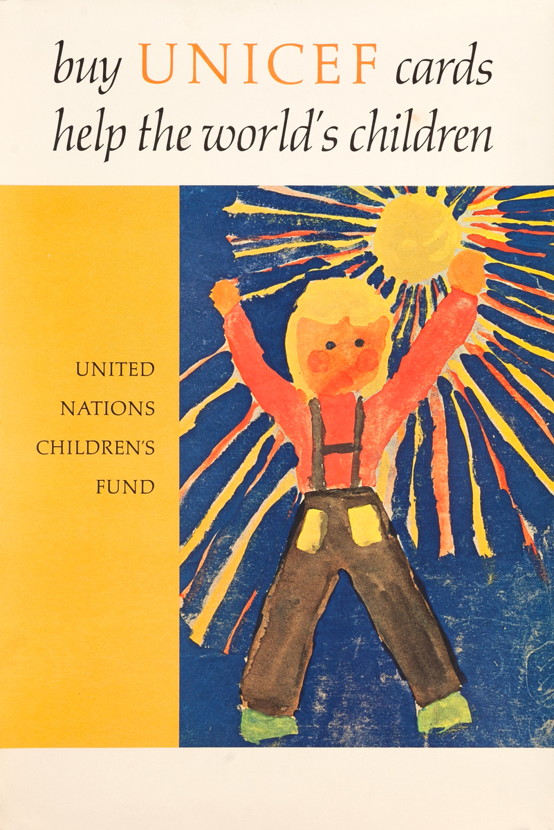 Buy UNICEF Cards, Help the World's Children Original United Nations Poster