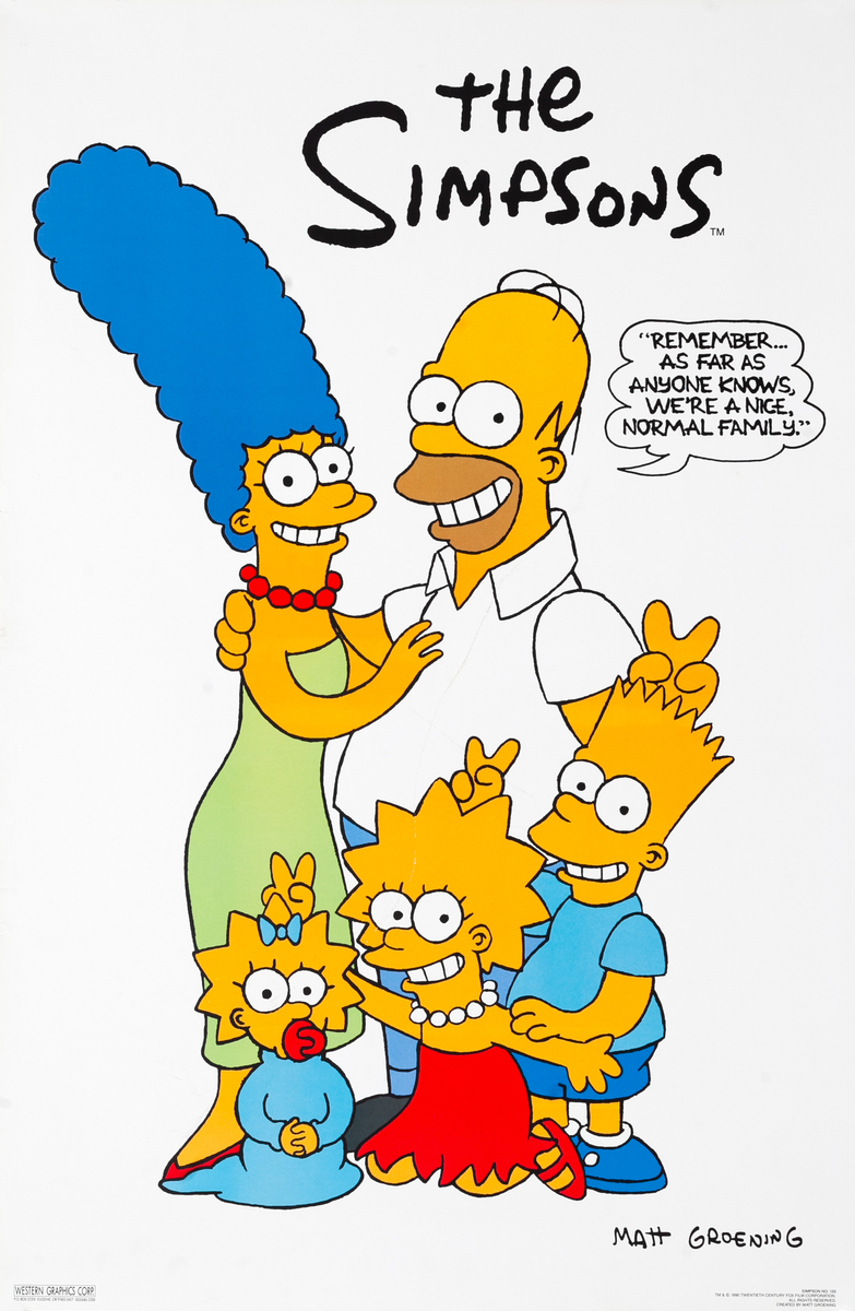The Simpsons Original TV Show Poster